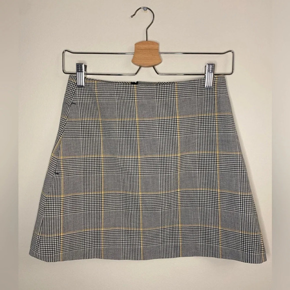 NWOT Wilfred New Classic  Mini Skirt // Black/Cairo Gold - Picture 4 of 8